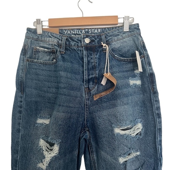 VANILLA STAR 90’s Boyfriend Super High Rise Jeans - Picture 6 of 10